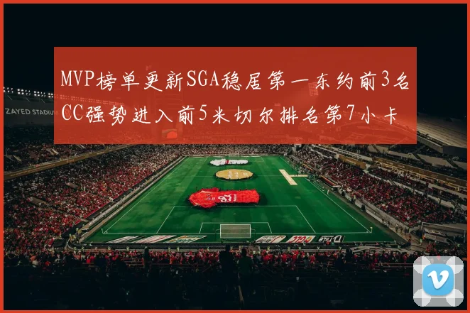MVP榜单更新SGA稳居第一东约前3名CC强势进入前5米切尔排名第7小卡获提名